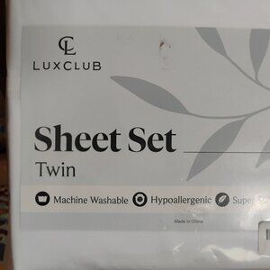 Twin bed sheets set